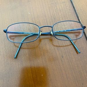 Giorgio Armani men’s prescription progressive glasses - navy